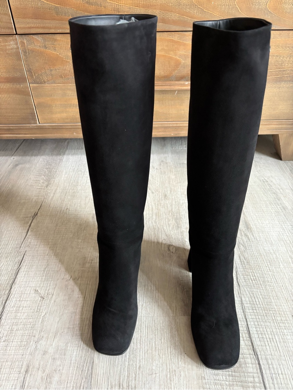 Prada Suede knee- high block boots size 38, NIB authentic - Picture 4 of 10